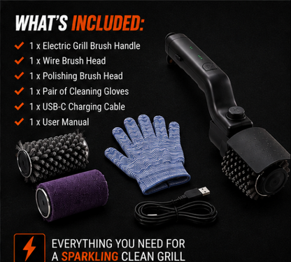GrillBoost™ - Electric Drill cleaner for BBQ